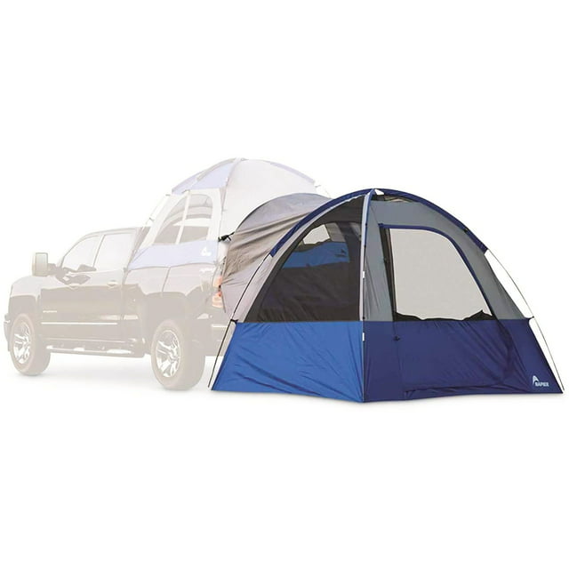Napier Sportz Link Portable 4 Person Truck Bed Attachment Camping Tent, Blue