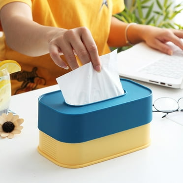 Napkin Dispensers for Withdrawable Paper Towels, 21x12.5x6 cm, Blue Colour