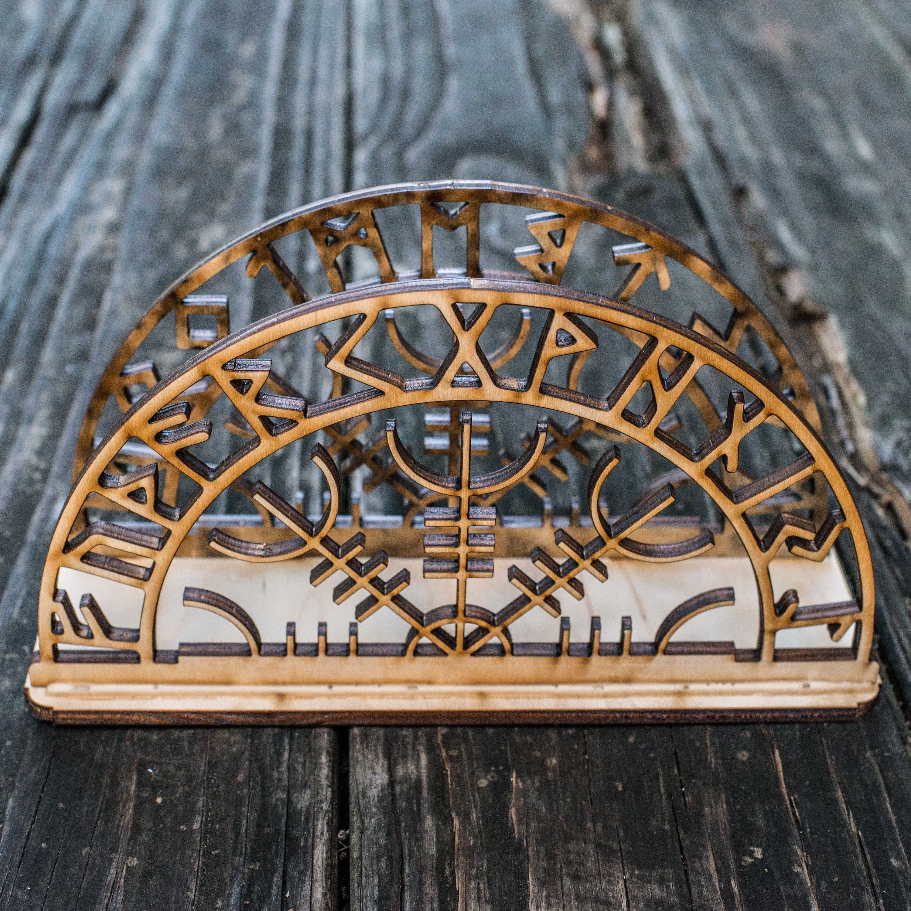 Napkin Holder - Anti Possession - Raw Wood Craft Napkin Holder - Anti Possession - Raw Wood Craft