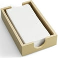 thumbnail image 1 of Napkin Holder for Bathroom, Wooden Guest Towel Holder Tray for Bathroom, Disposable Paper Hand Towel Holder for Bathroom Accessories, Dinner Napkin Holder for Kitchen Table Party, Black, 1 of 7