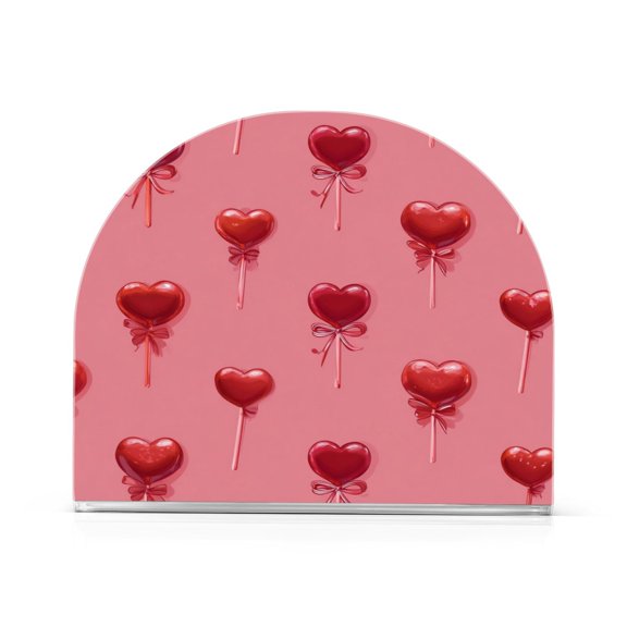 Napkin Holder For Table Kitchen Tissue Organization Heart-shaped Lollipops