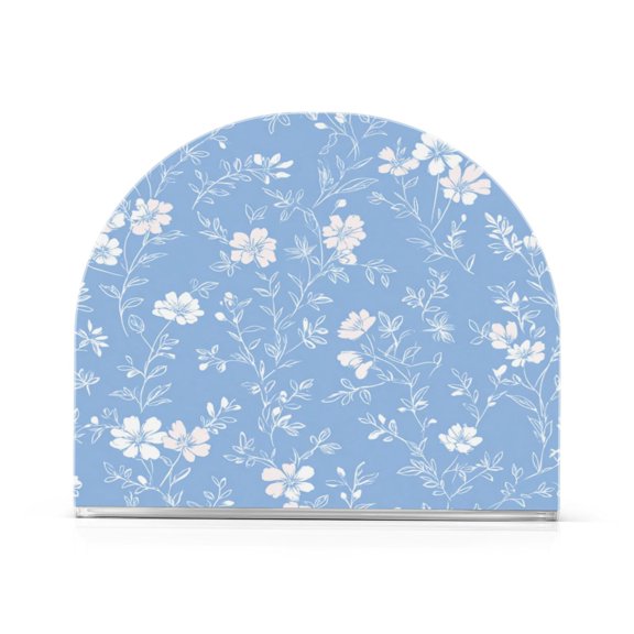 Napkin Holder For Table Kitchen Tissue Organization Light Blue