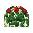thumbnail image 1 of Napkin Holder Roses and Leaves Thick U Shape Acrylic Non Slip Space Saving for Kitchen, 1 of 9