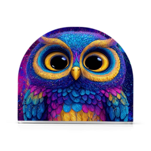 Napkin Holder Table Napkin Holder Kitchen Napkin Holder Acrylic Napkin Holder Restaurant Napkin Holder Fashionable and Durable Colored Owl