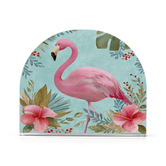 Napkin Holder Table Napkin Holder Kitchen Napkin Holder Acrylic Napkin Holder Restaurant Napkin Holder Fashionable and Durable Pink Flamingo