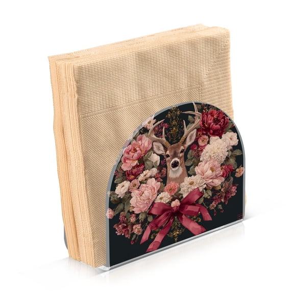Napkin Holder for Table Kitchen Paper Tissue Organization Standing Paper Napkin Storage Beautiful and Detailed Deer