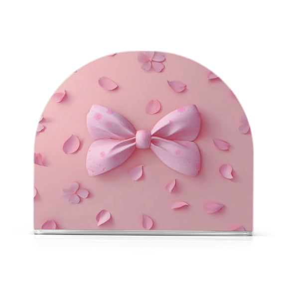 Napkin Holder for Table Kitchen Paper Tissue Organization Standing Paper Napkin Storage Butterfly Knot Decoration