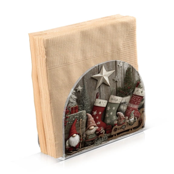 Napkin Holder for Table Kitchen Paper Tissue Organization Standing Paper Napkin Storage Christmas Stocking Patterns