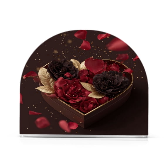 Napkin Holder for Table Kitchen Paper Tissue Organization Standing Paper Napkin Storage Elegant Heart-shaped Gift Box