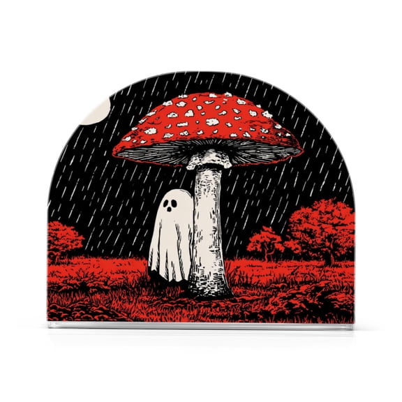 Napkin Holder for Table Kitchen Paper Tissue Organization Standing Paper Napkin Storage Ghost Standing under A Mushroom