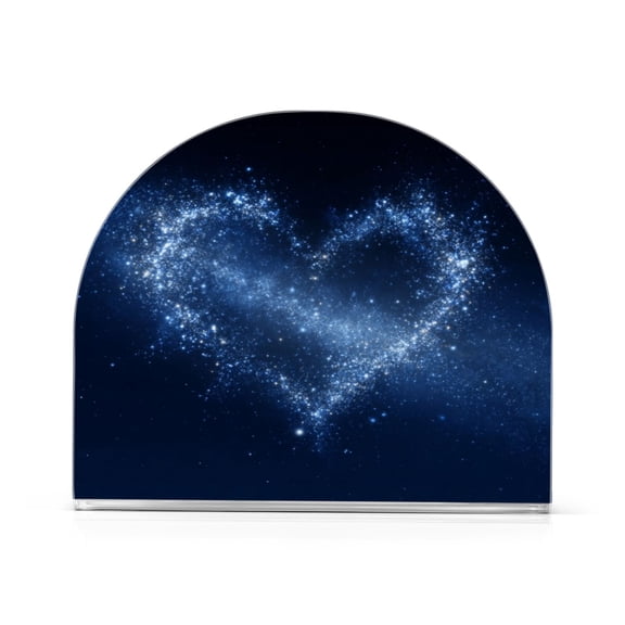 Napkin Holder for Table Kitchen Paper Tissue Organization Standing Paper Napkin Storage Starry Sky Background with Stars