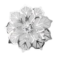 thumbnail image 1 of Napkin Ring Stainless Steel Silver Flower Decor For Dinner Table Wedding Banquet Party 1 Pack, 1 of 4