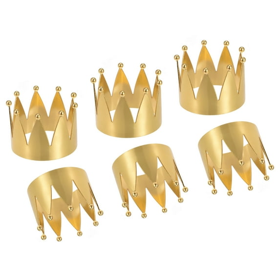 Napkin Rings Napkin Buckles for Table Dining Holiday Party DIY Gold Tone