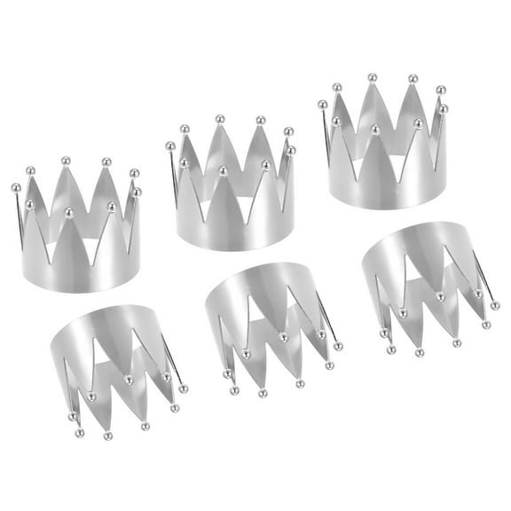 Napkin Rings Napkin Buckles for Table Dining Holiday Party DIY Silver Tone