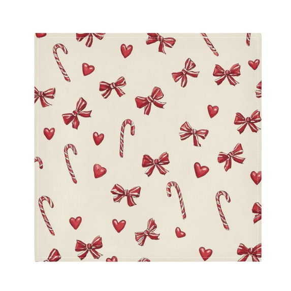 Napkin Satin Napkin 20*20 Inchx1 Kitchen Towel Dinner Plate Towel Decorative Towel Napkin Tea Towel Suitable For Kitchen Table Christmas Bow
