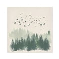 thumbnail image 1 of Napkin Satin Napkin 20*20Inchx1 Kitchen Towel Dinner Plate Towel Decorative Towel Napkin Tea Towel Suitable For Kitchen Table Birds in The Woods, 1 of 8