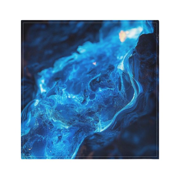 Napkin Satin Napkin 20*20Inchx1 Kitchen Towel Dinner Plate Towel Decorative Towel Napkin Tea Towel Suitable For Kitchen Table Blue Lava Pattern