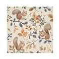 thumbnail image 1 of Napkin Satin Napkin 20*20Inchx1 Kitchen Towel Dinner Plate Towel Decorative Towel Napkin Tea Towel Suitable For Kitchen Table Cute Squirrel, 1 of 8