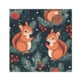 thumbnail image 1 of Napkin Satin Napkin 20*20Inchx1 Kitchen Towel Dinner Plate Towel Decorative Towel Napkin Tea Towel Suitable For Kitchen Table Christmas Pretty Squirrel, 1 of 8