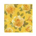 thumbnail image 1 of Napkin Satin Napkin 20*20Inchx4 Kitchen Towel Dinner Plate Towel Decorative Towel Napkin Tea Towel Suitable For Kitchen Table Beautiful Yellow Roses2, 1 of 8