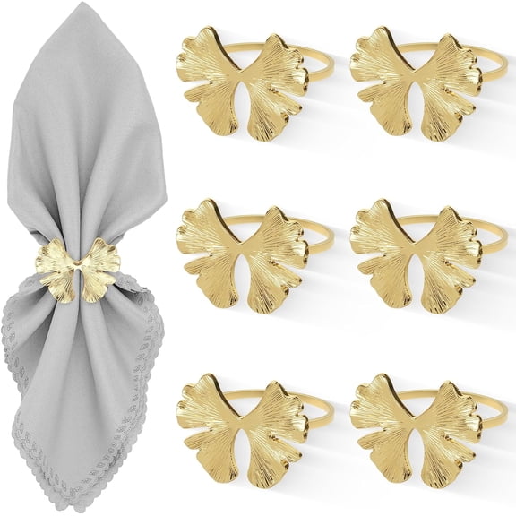 Napkin ring set, suitable for holiday parties, dinners, wedding banquet table decoration