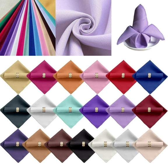 Napkins*6 Pieces 6 Pack Christmas Green Cloth Napkins Soft Cotton Dinner Napkins Cloth 17"×17" Rustic Table Napkins for Thanksgiving Wedding Party Bridal Shower Towel