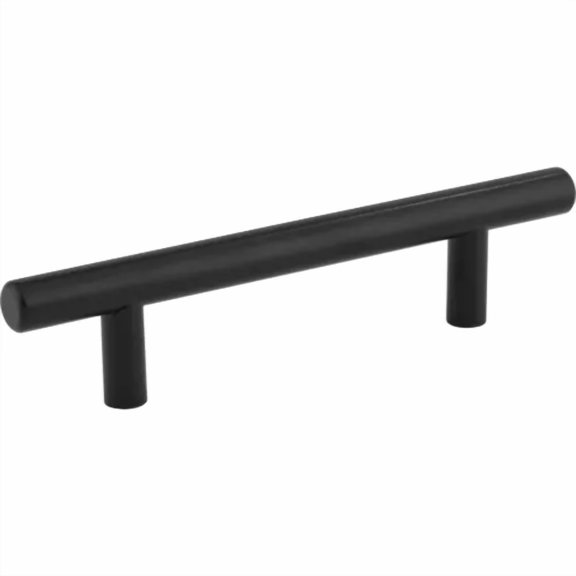Naples 96 Mm Center-To-Center Bar Pull, Matte Black Stainless Steel