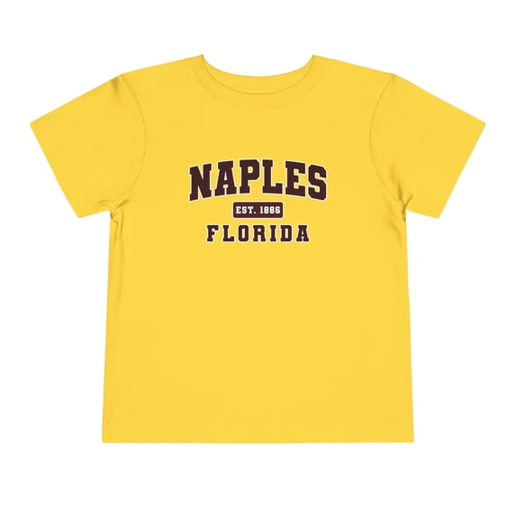Naples Florida FL Trip Vacation Toddler Shirt Gifts Boy Girl Size 2T-5T