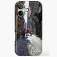 thumbnail image 1 of Naples Italy Street Scene Illustration iPhone Case 17 16 15 14 13 12 11 Pro Max, 1 of 2