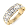 thumbnail image 1 of Naples - Round and Baguette Halfway Diamond Ring, 1 of 5