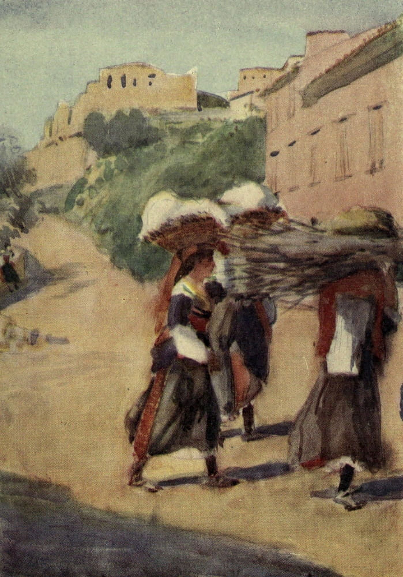 Naples & Southern Italy 1915 Tiriolo Canvas Art - Frank Crisp (18 x 24)