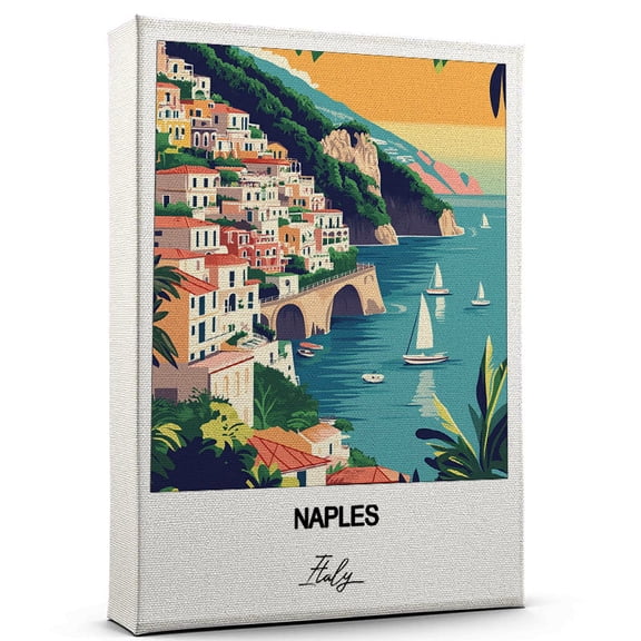 Naples Travel Wall Art  Italy Canvas  Travel Wall Decor with Timeless Appeal  A Special Gift for Loved Ones