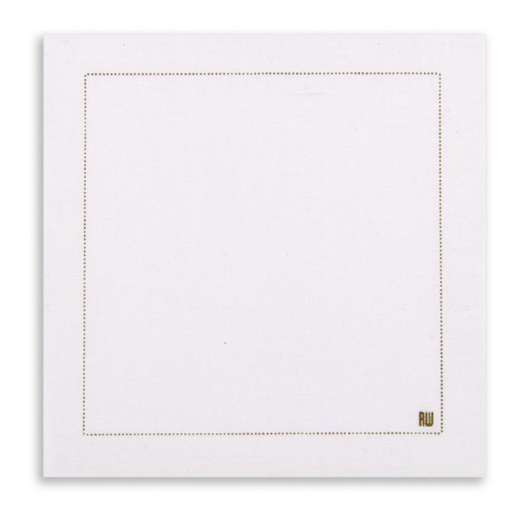 Napluxe Square Ecru Cotton Cocktail Napkin - Organic , Disposable - 4 1/2" x 4 1/2" - 50 count box