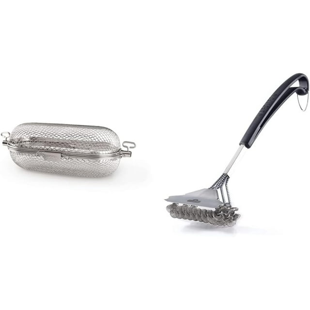 Napoleon 64000 Rotisserie Basket Grill Accessory, Stainless Steel