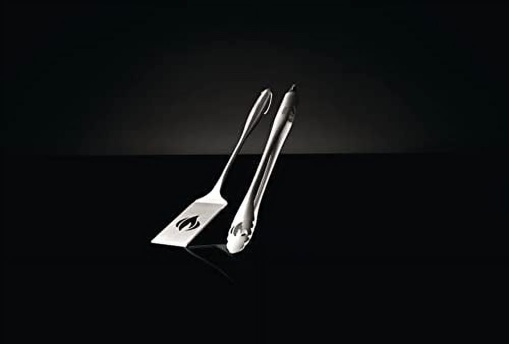 Napoleon Accessory 70033 PRO - Juego De Herramientas De Acero Inoxidable De 2 Piezas, Juego De Herramientas Para Parrilla De Barbacoa De Alta Calidad, Acero Inoxidable Fundido, Asas Ergonómicas