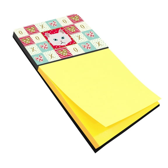 Napoleon Cat Love Sticky Note Holder Red