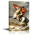 thumbnail image 1 of Napoleon Crossing The Alps by Jacques Giclee Canvas Prints Wrapped Gallery Wall Art | Stretched and Framed Ready to Hang - 16" x 24", 1 of 3