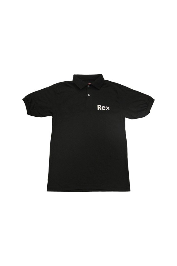 Napoleon Dynamite by Rex Kwon Do Black Polo Shirt