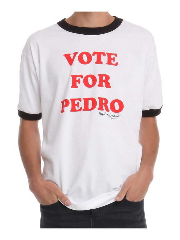 Napoleon Dynamite Vote For Pedro Adult White T-Shirt