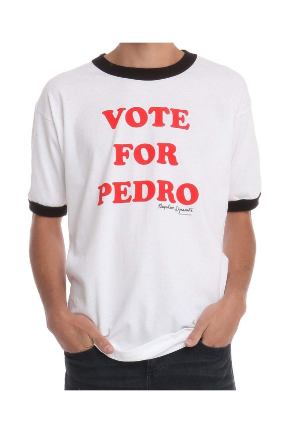 Napoleon Dynamite Vote For Pedro Adult White T-Shirt