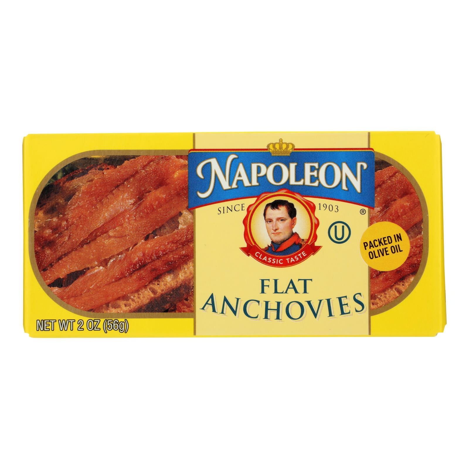 Napoleon Flat Anchovies 1 Each 2 OZ
