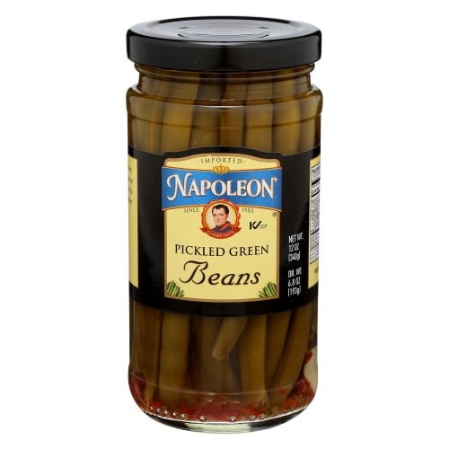 Napoleon Green Pickled Beans 12 oz (Pack of 6)
