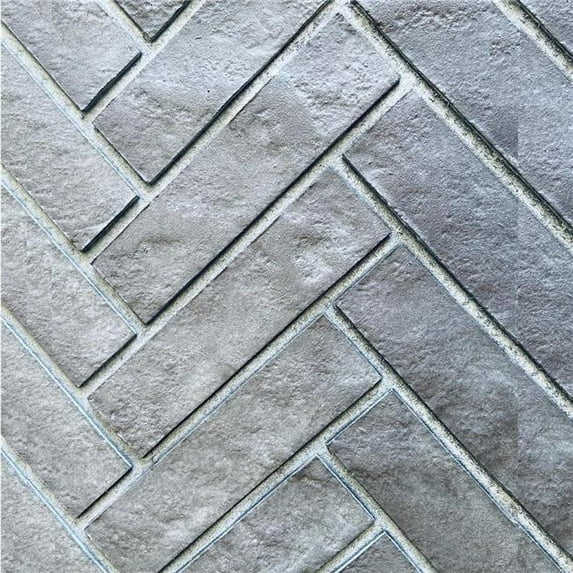 Napoleon Hearth DBPAX36WH-1 36 in. Westminster Grey Herringbone Brick Panels for Altitude X Fireplaces