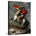 thumbnail image 1 of Art.com Napoleon I Bonaparte Crossing the St Bernard Pass 1800 by by Jacques-Louis David Stretched Canvas Print Wall Art, 18" x 24", 1 of 4
