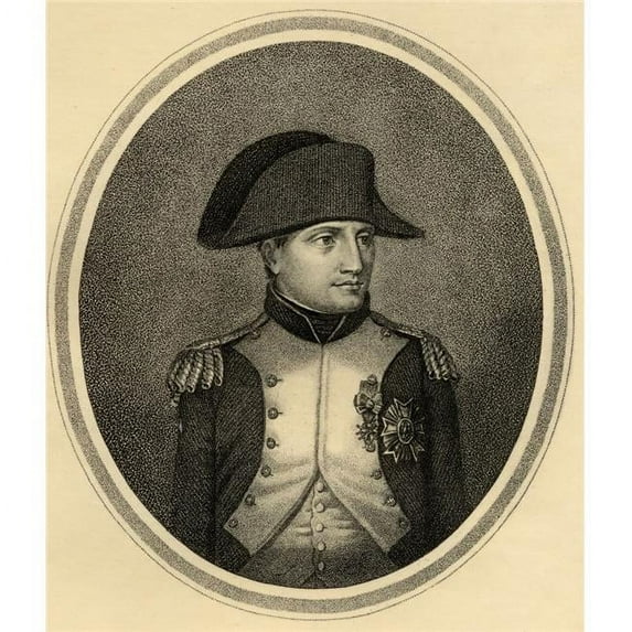 Napoleon I Emperor Of The French. 1769 - 1821. Photo-Etching After The Painting