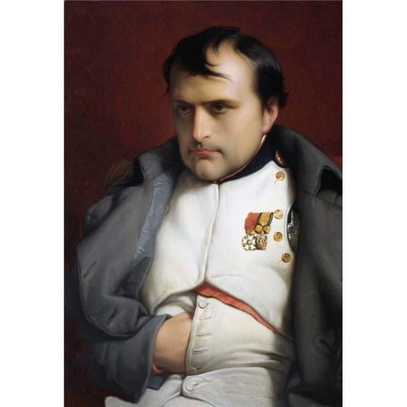 Napoleon I Napoleon Bonaparte Emperor of The French. 1769 - 1821 After The Work Napoleon in Fontainebleau by Hippolyte Delaroche Poster Print - 11 x 17