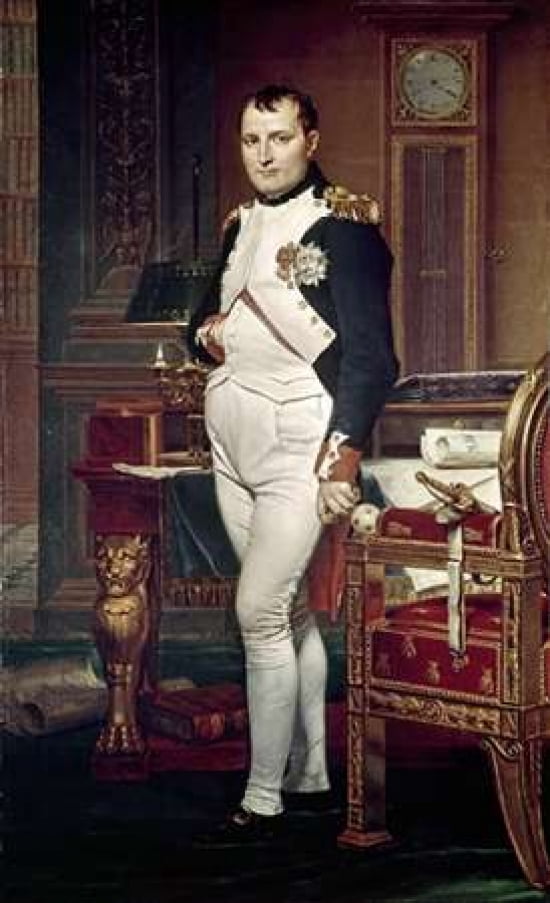 Napoleon In His Study Canvas Art - Jacques-Louis David (12 x 18)