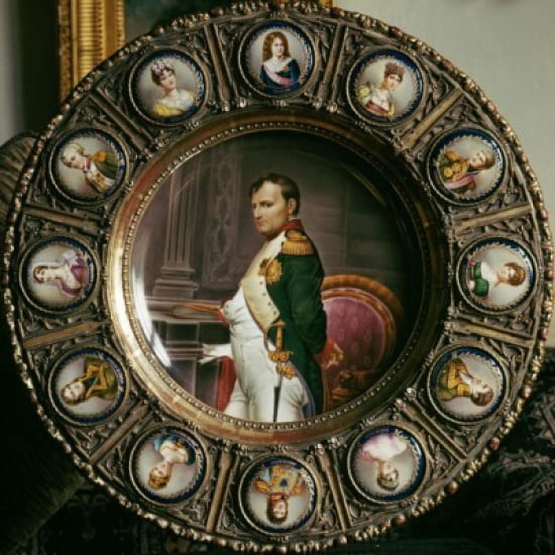 Napoleon Josephine and Court Sevres dish Canvas Art - Josephine and Court Sevres (18 x 24)