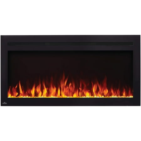 Napoleon - Purview 42-Inch Wall-Hanging Electric Fireplace - Black