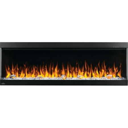 Napoleon - Trivista Pictura 50-Inch Three-Sided Wall-Hanging Electric Fireplace - Black